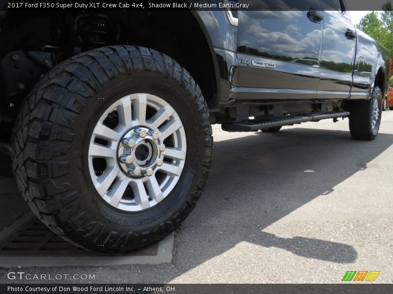 Shadow Black / Medium Earth Gray 2017 Ford F350 Super Duty XLT Crew Cab 4x4