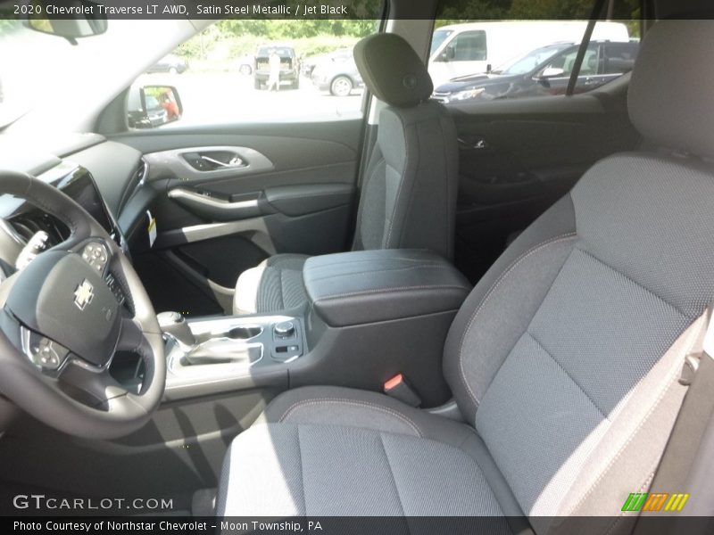 Satin Steel Metallic / Jet Black 2020 Chevrolet Traverse LT AWD