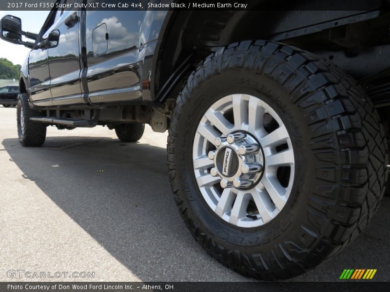 Shadow Black / Medium Earth Gray 2017 Ford F350 Super Duty XLT Crew Cab 4x4