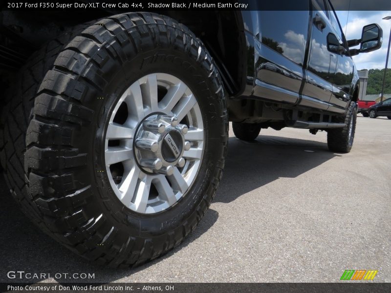 Shadow Black / Medium Earth Gray 2017 Ford F350 Super Duty XLT Crew Cab 4x4