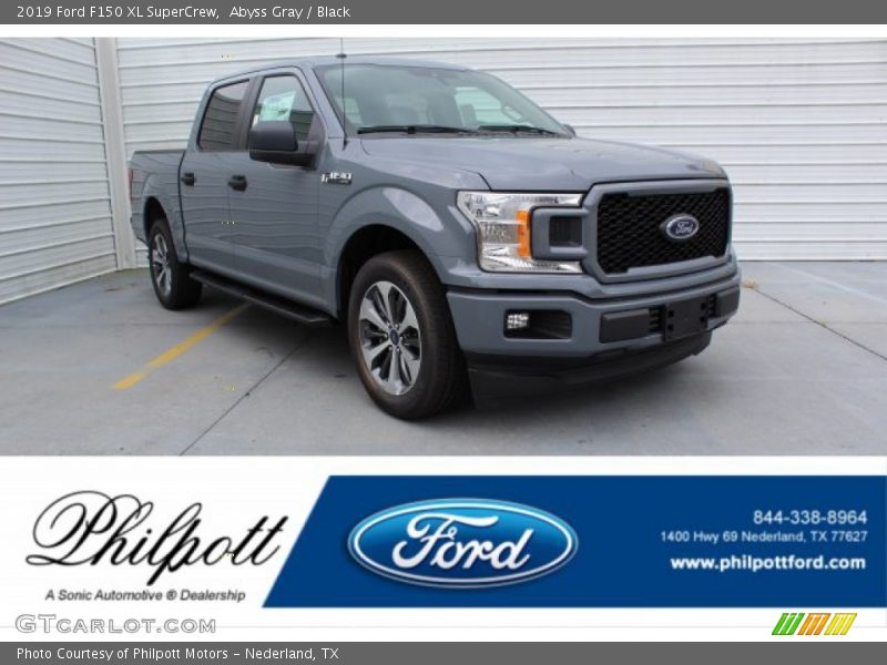 Abyss Gray / Black 2019 Ford F150 XL SuperCrew