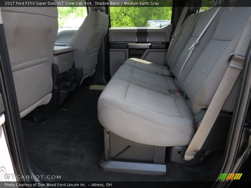 Shadow Black / Medium Earth Gray 2017 Ford F350 Super Duty XLT Crew Cab 4x4