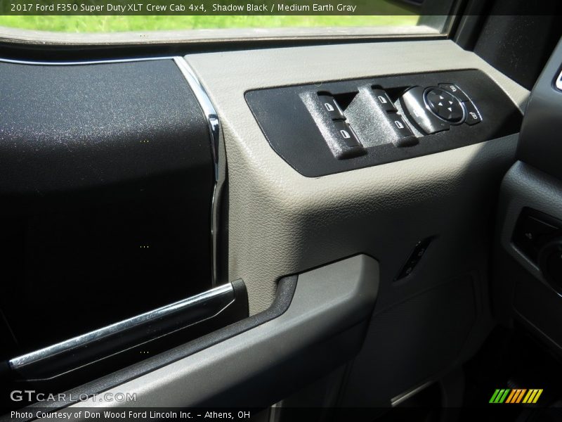 Shadow Black / Medium Earth Gray 2017 Ford F350 Super Duty XLT Crew Cab 4x4