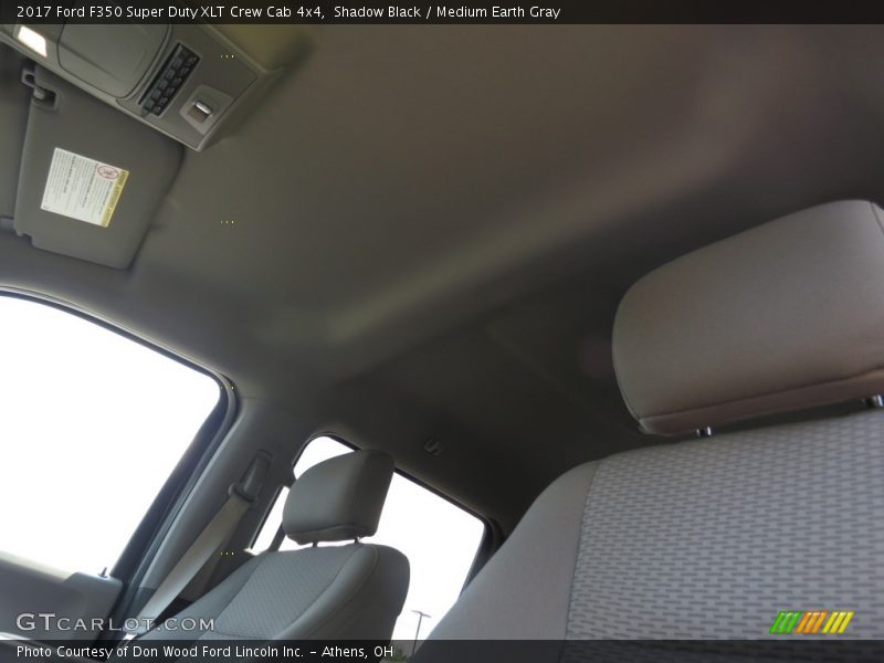 Shadow Black / Medium Earth Gray 2017 Ford F350 Super Duty XLT Crew Cab 4x4