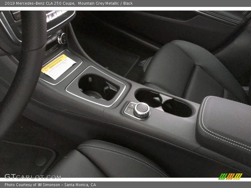 Mountain Grey Metallic / Black 2019 Mercedes-Benz CLA 250 Coupe