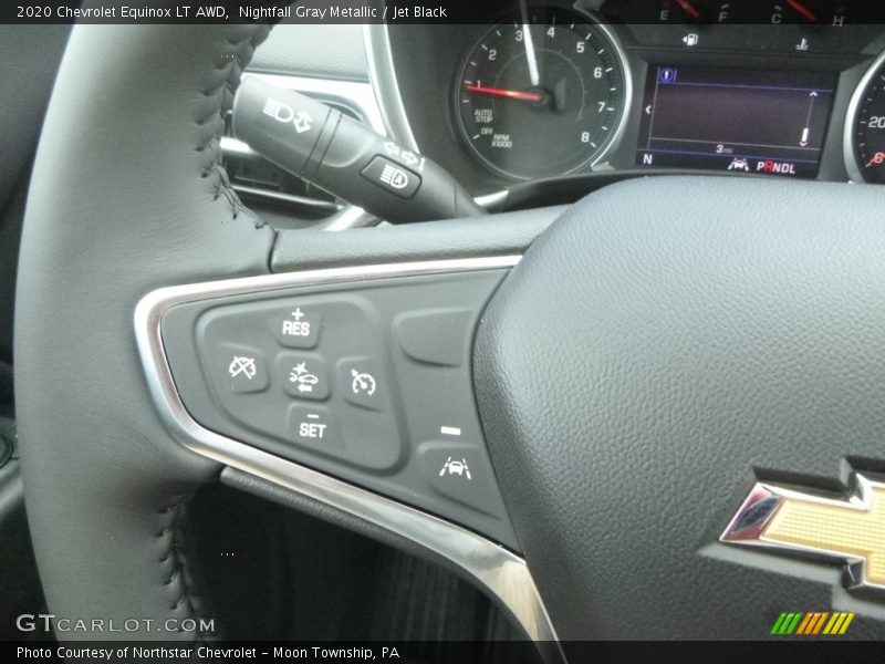 Nightfall Gray Metallic / Jet Black 2020 Chevrolet Equinox LT AWD