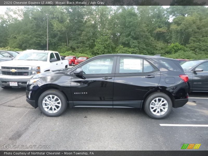 Mosaic Black Metallic / Ash Gray 2020 Chevrolet Equinox LS AWD
