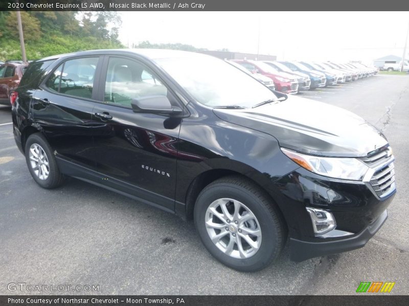 Mosaic Black Metallic / Ash Gray 2020 Chevrolet Equinox LS AWD