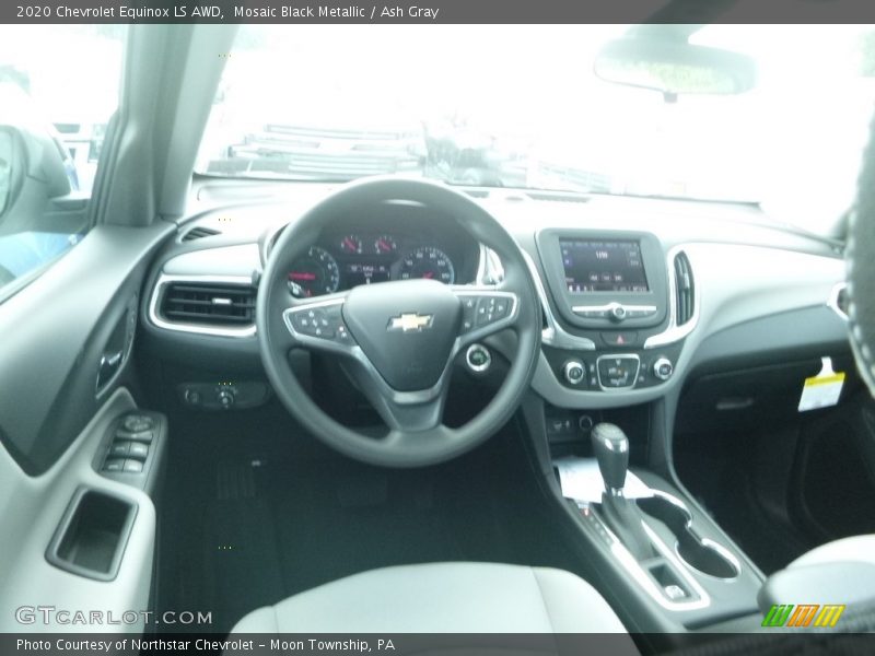 Mosaic Black Metallic / Ash Gray 2020 Chevrolet Equinox LS AWD