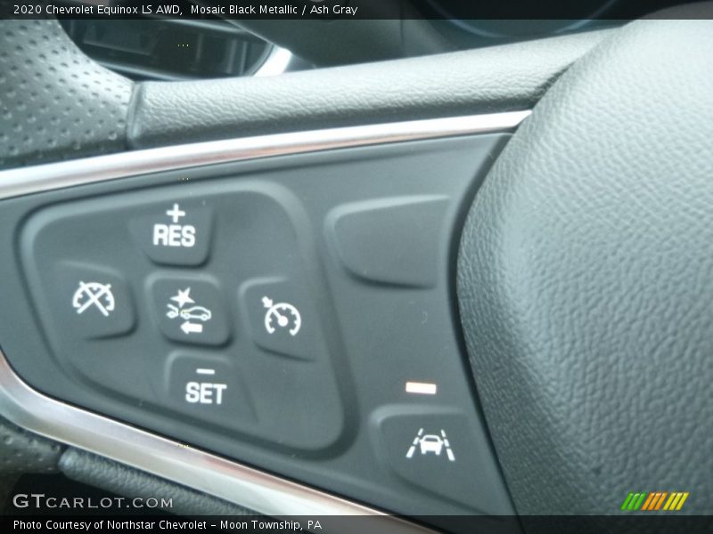 Mosaic Black Metallic / Ash Gray 2020 Chevrolet Equinox LS AWD