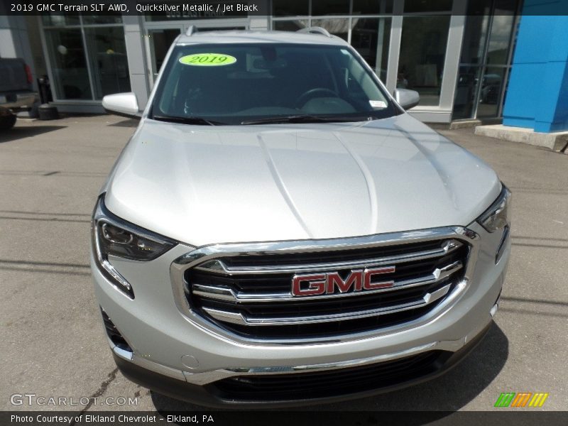 Quicksilver Metallic / Jet Black 2019 GMC Terrain SLT AWD