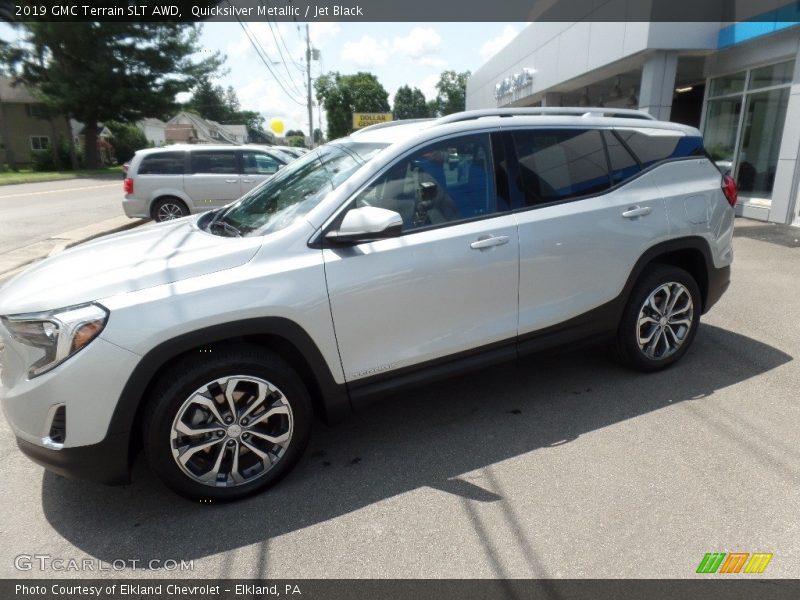 Quicksilver Metallic / Jet Black 2019 GMC Terrain SLT AWD