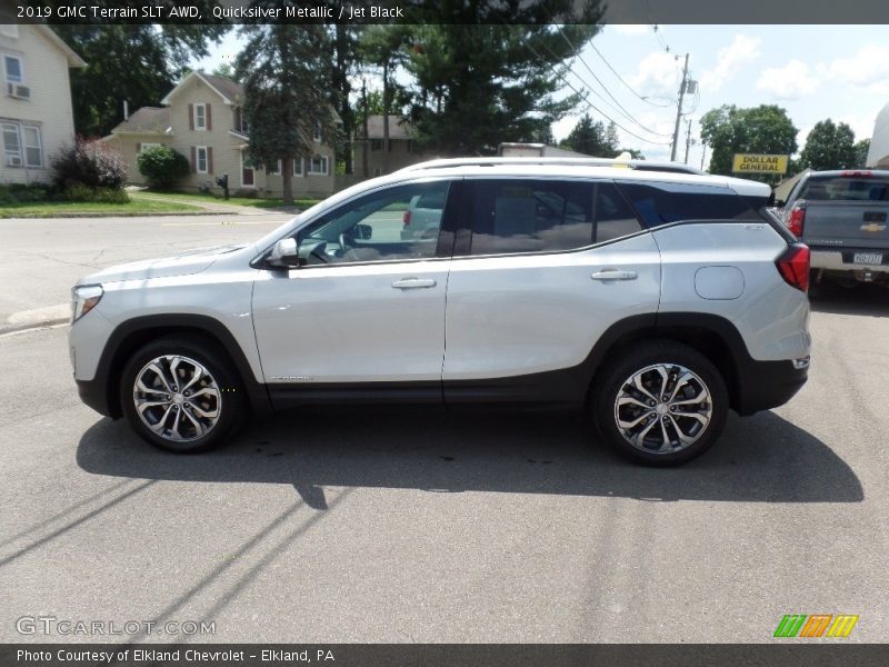 Quicksilver Metallic / Jet Black 2019 GMC Terrain SLT AWD