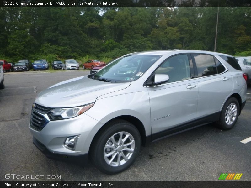 Silver Ice Metallic / Jet Black 2020 Chevrolet Equinox LT AWD