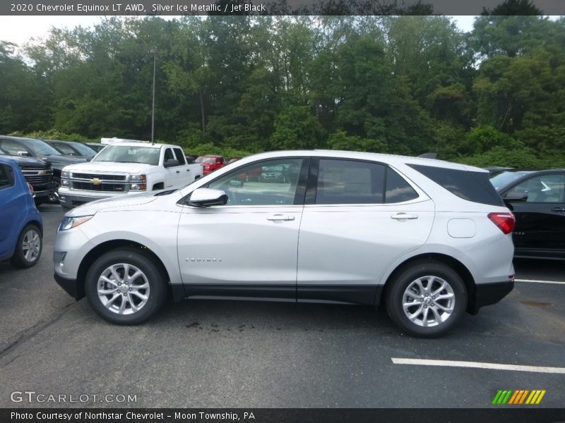 Silver Ice Metallic / Jet Black 2020 Chevrolet Equinox LT AWD