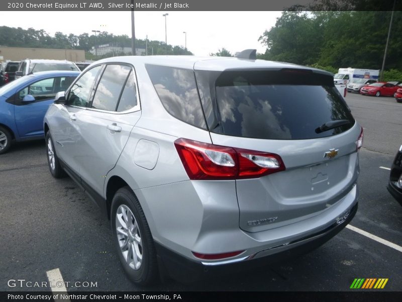 Silver Ice Metallic / Jet Black 2020 Chevrolet Equinox LT AWD
