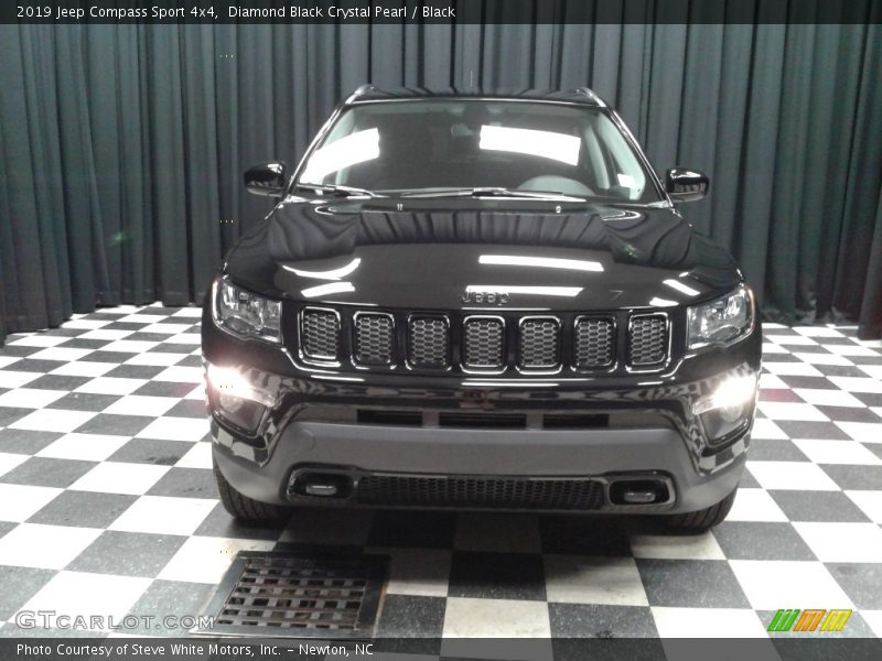 Diamond Black Crystal Pearl / Black 2019 Jeep Compass Sport 4x4