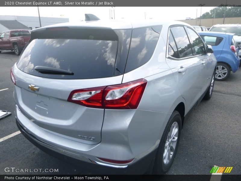 Silver Ice Metallic / Jet Black 2020 Chevrolet Equinox LT AWD