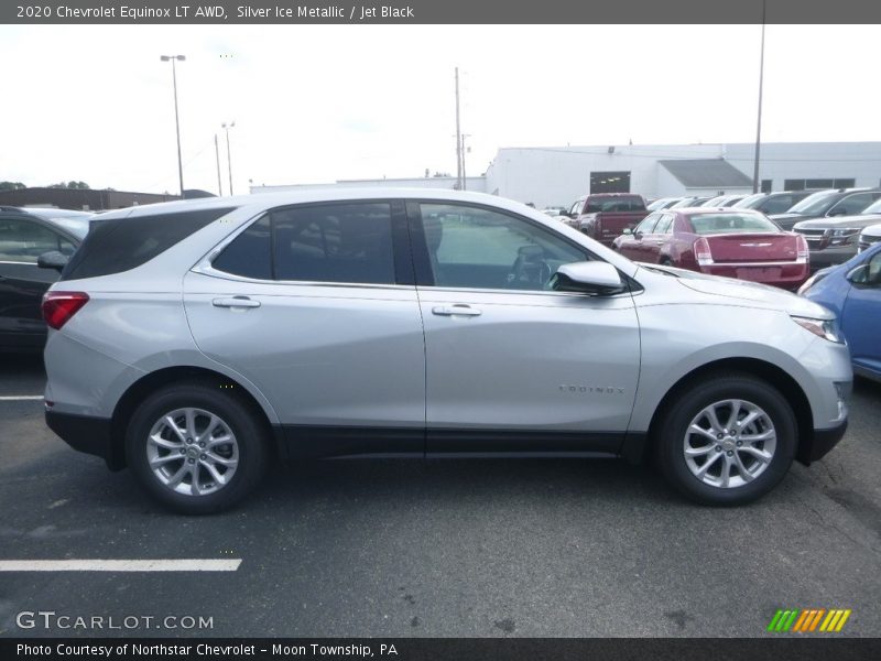Silver Ice Metallic / Jet Black 2020 Chevrolet Equinox LT AWD