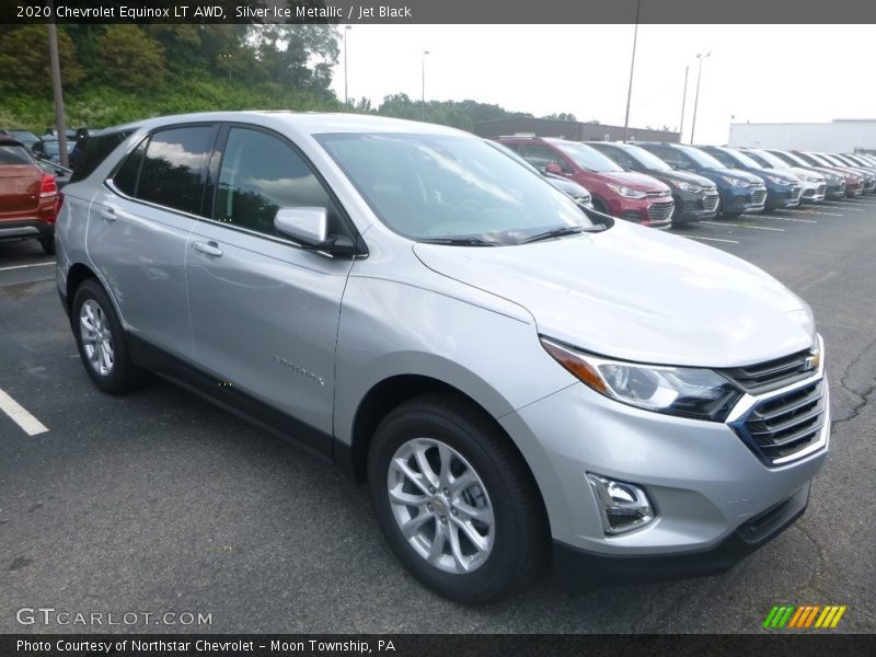 Silver Ice Metallic / Jet Black 2020 Chevrolet Equinox LT AWD