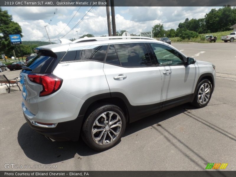 Quicksilver Metallic / Jet Black 2019 GMC Terrain SLT AWD