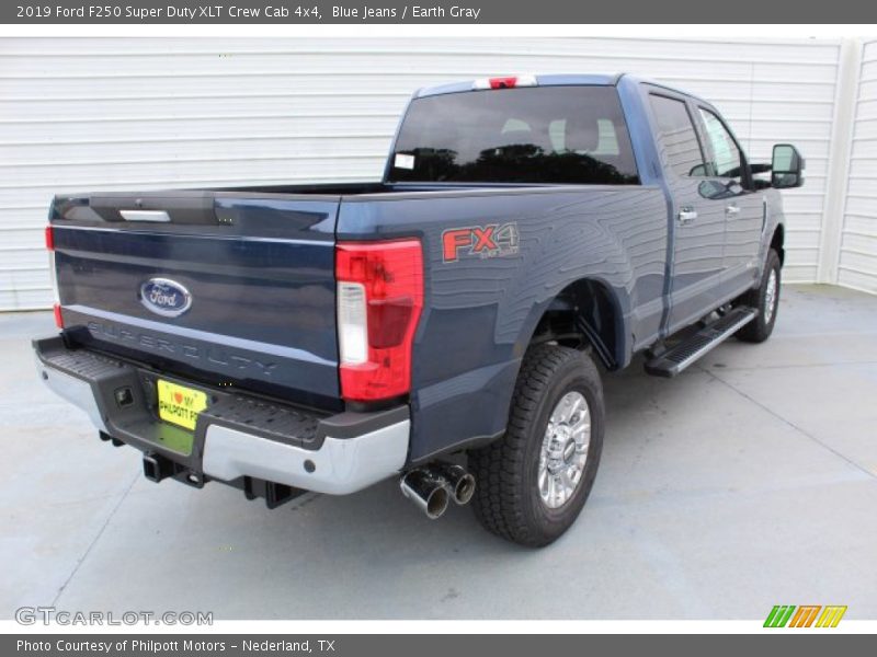 Blue Jeans / Earth Gray 2019 Ford F250 Super Duty XLT Crew Cab 4x4