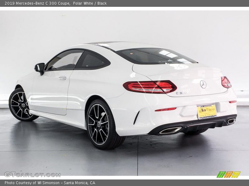 Polar White / Black 2019 Mercedes-Benz C 300 Coupe