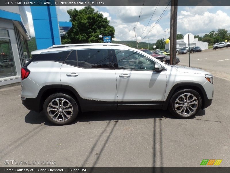 Quicksilver Metallic / Jet Black 2019 GMC Terrain SLT AWD