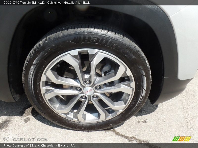 Quicksilver Metallic / Jet Black 2019 GMC Terrain SLT AWD