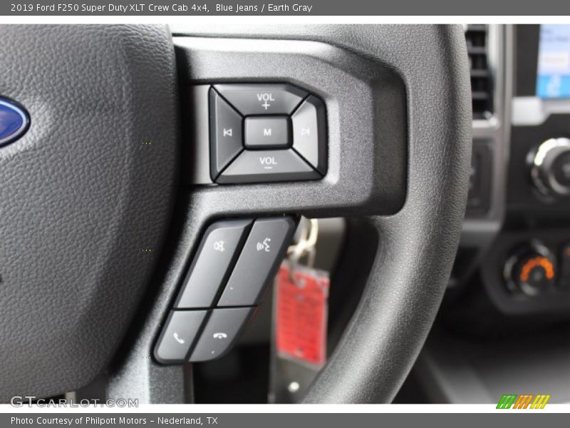 Blue Jeans / Earth Gray 2019 Ford F250 Super Duty XLT Crew Cab 4x4
