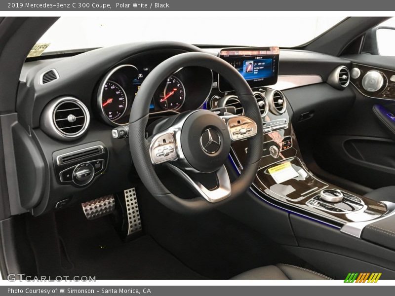 Polar White / Black 2019 Mercedes-Benz C 300 Coupe