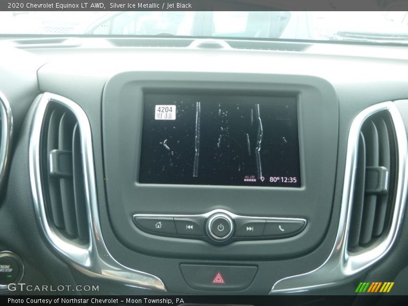 Silver Ice Metallic / Jet Black 2020 Chevrolet Equinox LT AWD