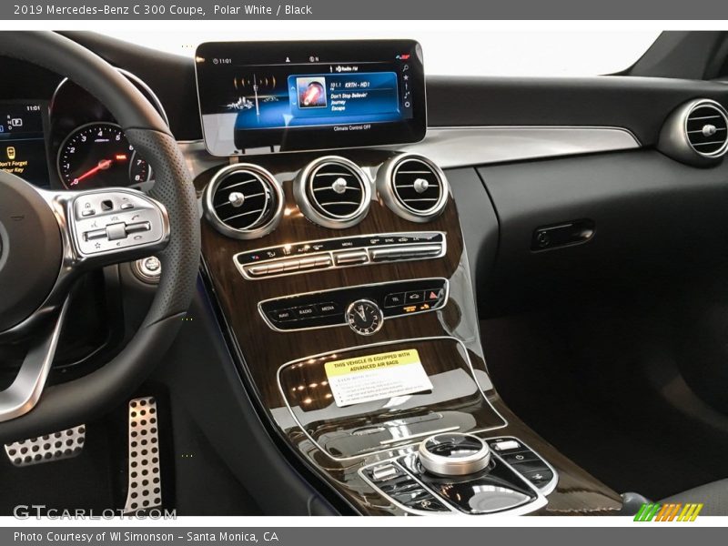 Polar White / Black 2019 Mercedes-Benz C 300 Coupe
