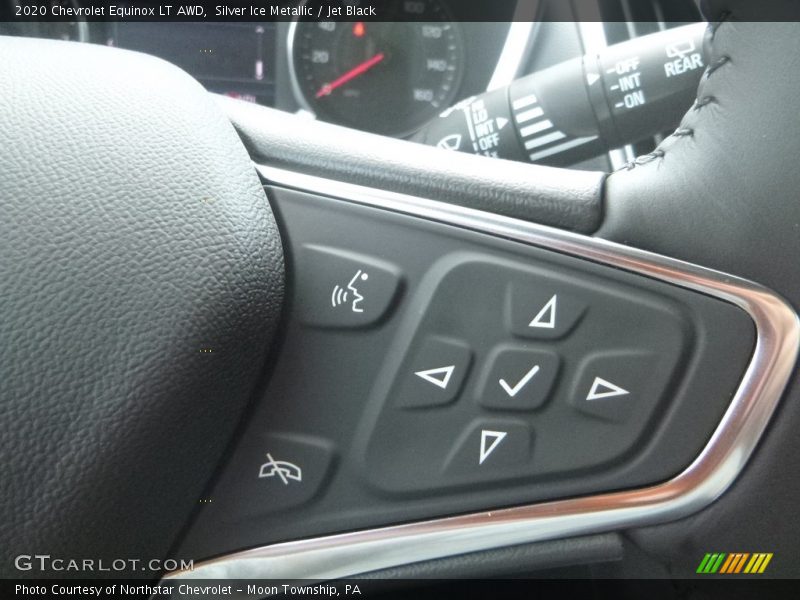 Silver Ice Metallic / Jet Black 2020 Chevrolet Equinox LT AWD