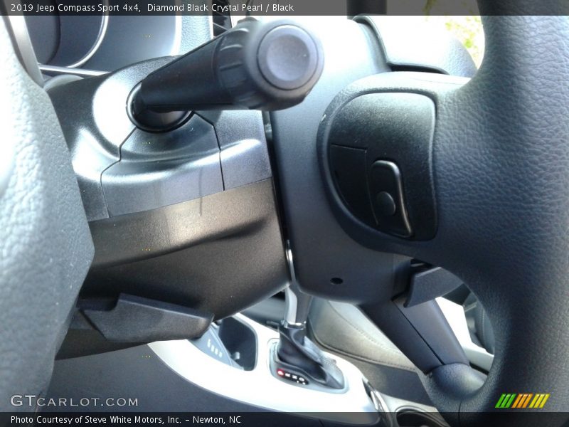 Diamond Black Crystal Pearl / Black 2019 Jeep Compass Sport 4x4