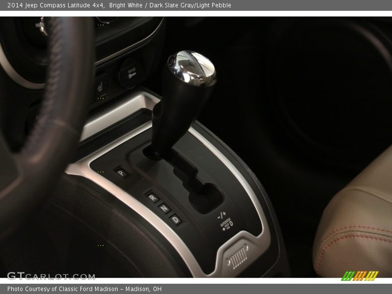 Bright White / Dark Slate Gray/Light Pebble 2014 Jeep Compass Latitude 4x4