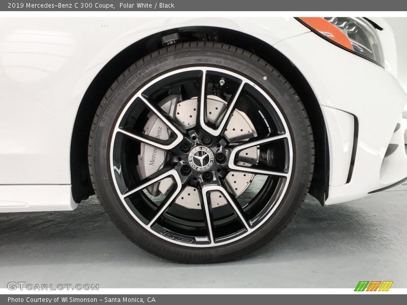 Polar White / Black 2019 Mercedes-Benz C 300 Coupe