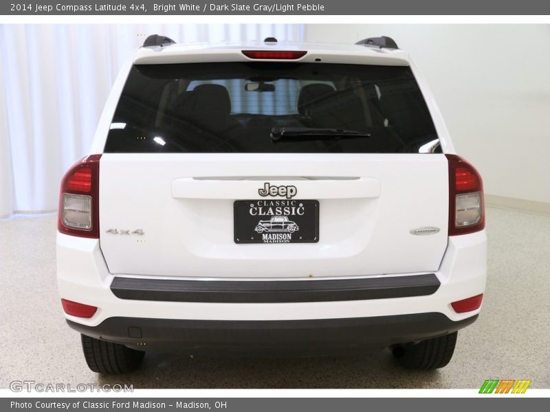 Bright White / Dark Slate Gray/Light Pebble 2014 Jeep Compass Latitude 4x4