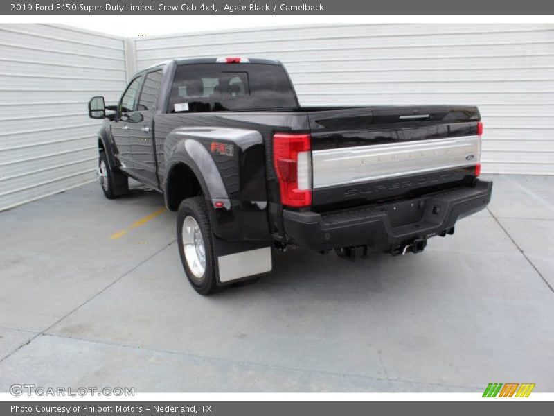 Agate Black / Camelback 2019 Ford F450 Super Duty Limited Crew Cab 4x4