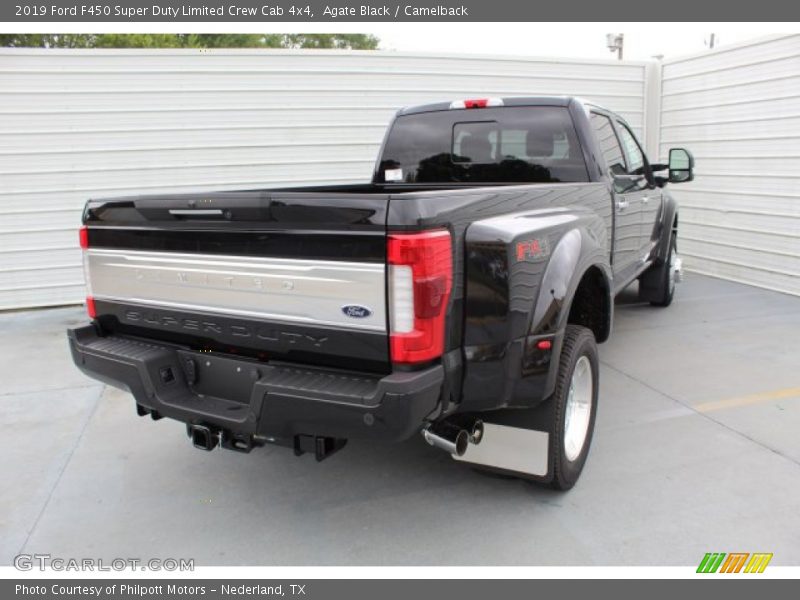 Agate Black / Camelback 2019 Ford F450 Super Duty Limited Crew Cab 4x4