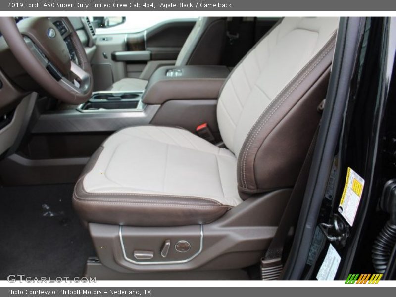 Front Seat of 2019 F450 Super Duty Limited Crew Cab 4x4