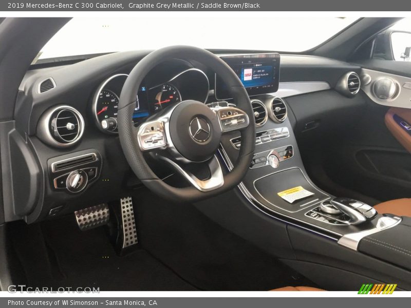 Graphite Grey Metallic / Saddle Brown/Black 2019 Mercedes-Benz C 300 Cabriolet