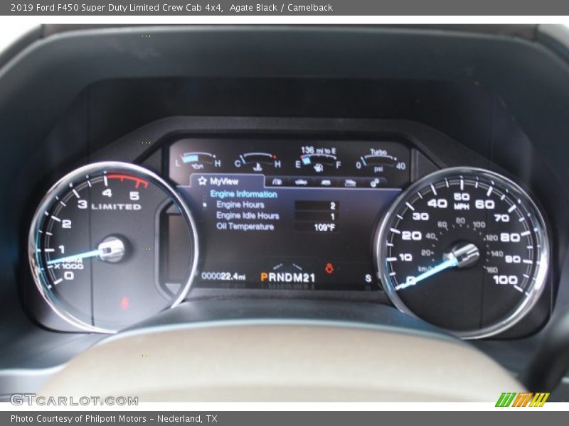  2019 F450 Super Duty Limited Crew Cab 4x4 Limited Crew Cab 4x4 Gauges