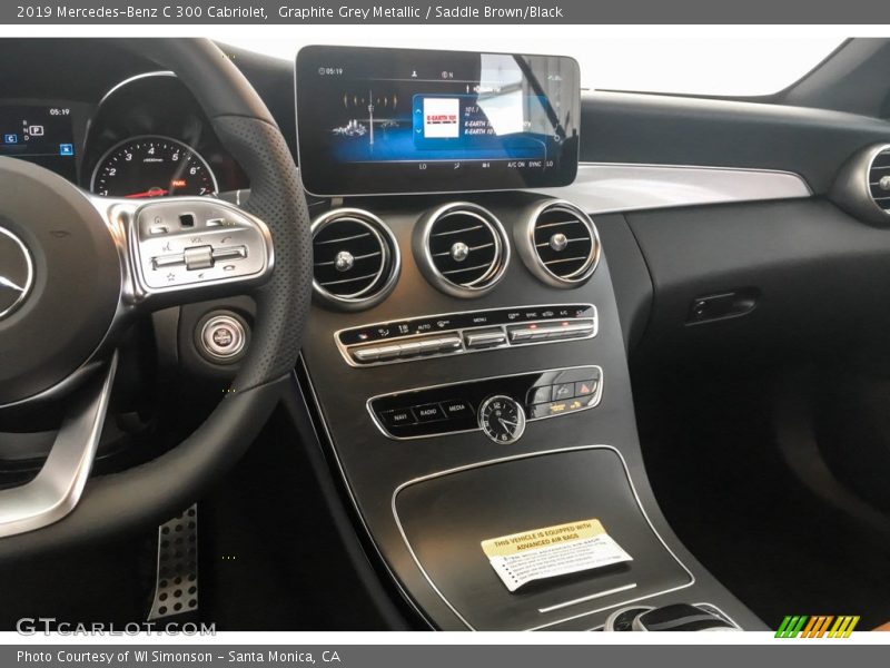 Graphite Grey Metallic / Saddle Brown/Black 2019 Mercedes-Benz C 300 Cabriolet