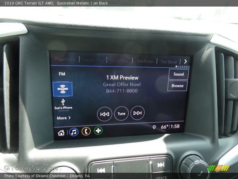 Quicksilver Metallic / Jet Black 2019 GMC Terrain SLT AWD