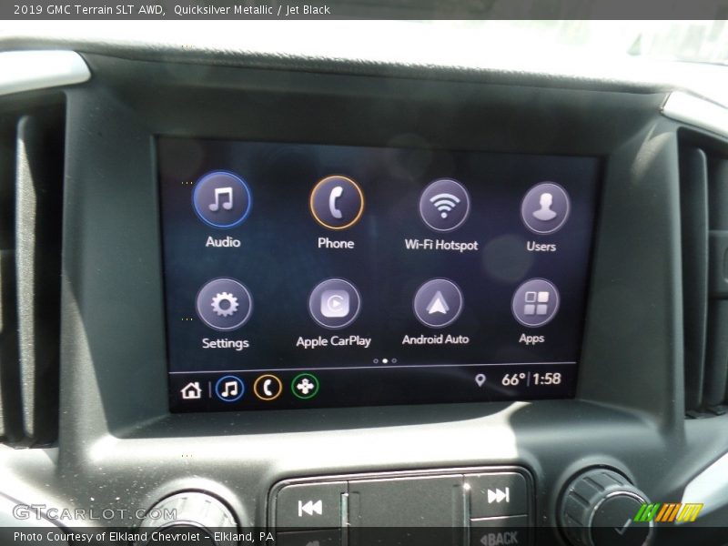 Quicksilver Metallic / Jet Black 2019 GMC Terrain SLT AWD