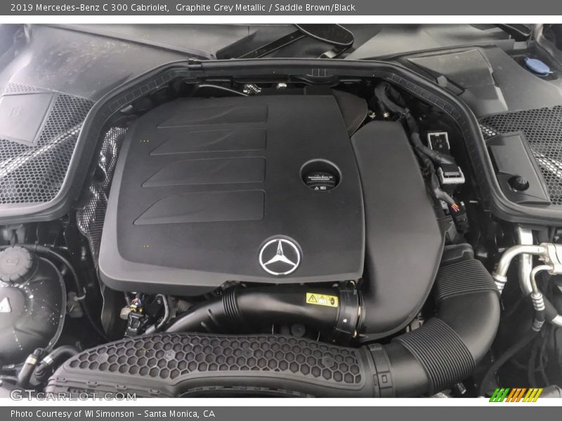 Graphite Grey Metallic / Saddle Brown/Black 2019 Mercedes-Benz C 300 Cabriolet