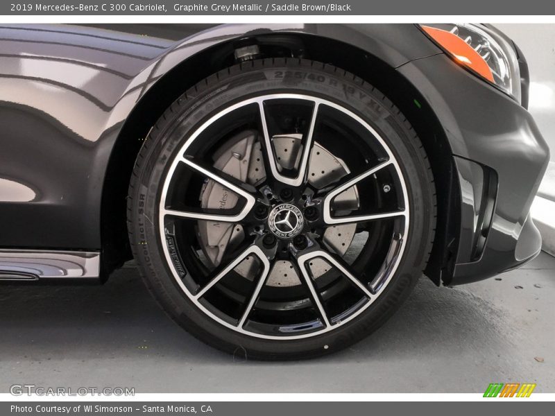 Graphite Grey Metallic / Saddle Brown/Black 2019 Mercedes-Benz C 300 Cabriolet