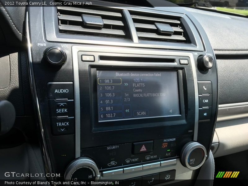 Cosmic Gray Mica / Ash 2012 Toyota Camry LE