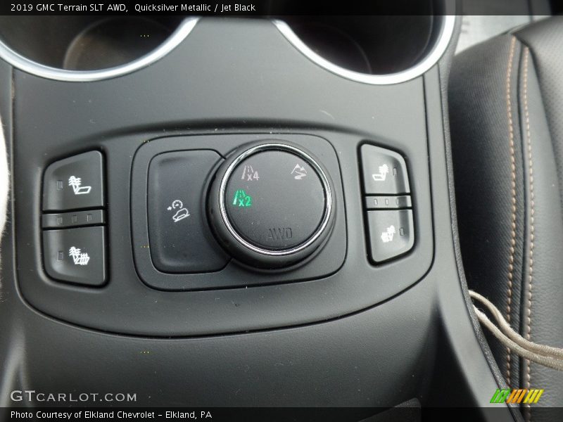 Quicksilver Metallic / Jet Black 2019 GMC Terrain SLT AWD